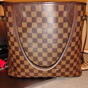 Louis Vuitton Brown Damier Ebene Tote Bag